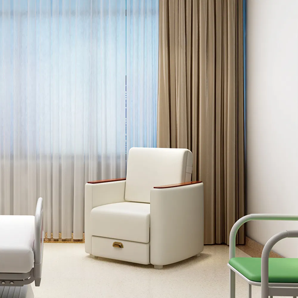 Mobiliário de Lobby de Sala de Espera de Hospital Moderno para Gestão de Saúde, Sofá Cama Personalizado para Pacientes