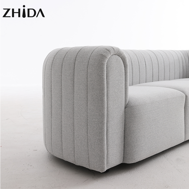 Sofá de Sala de Estar Zhida Home Mobiliário Design Moderno 3 Sofá
