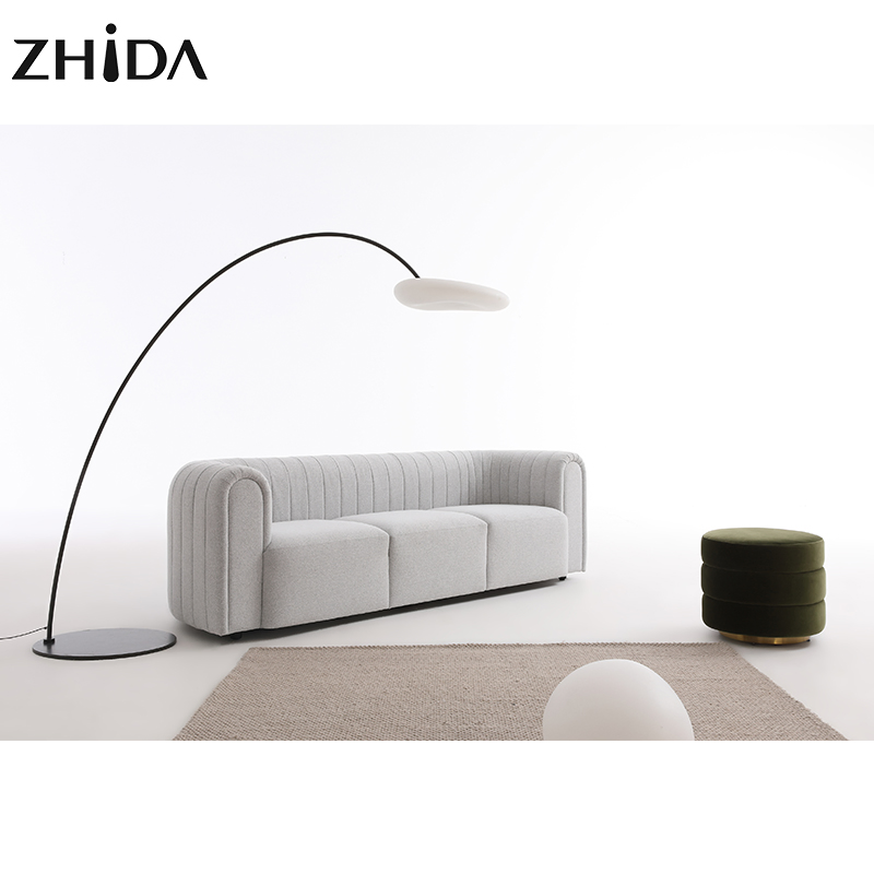 Sofá de Sala de Estar Zhida Home Mobiliário Design Moderno 3 Sofá