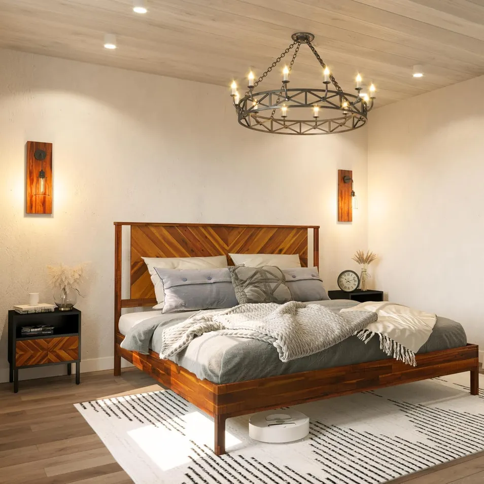 Fabricação de madeira sólida premium