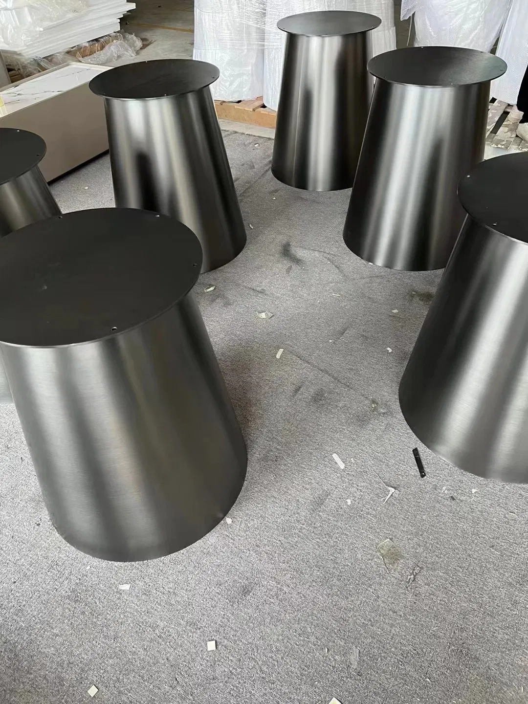 Móveis 029 Foshan Mesa de Jantar Moderna em Mármore de Luxo Personalizada