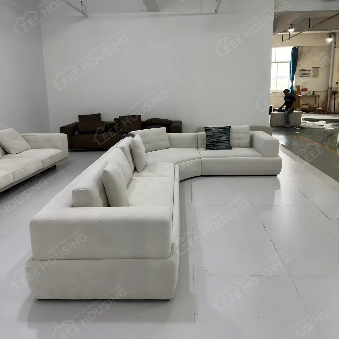 Fornecimento Direto de Fábrica da China Sofá Seccional de Três Lugares Estilo Bolha Colorido Material de Tecido Amigo do Bebê Sofá Preguiçoso para Hotel Sala de Estar