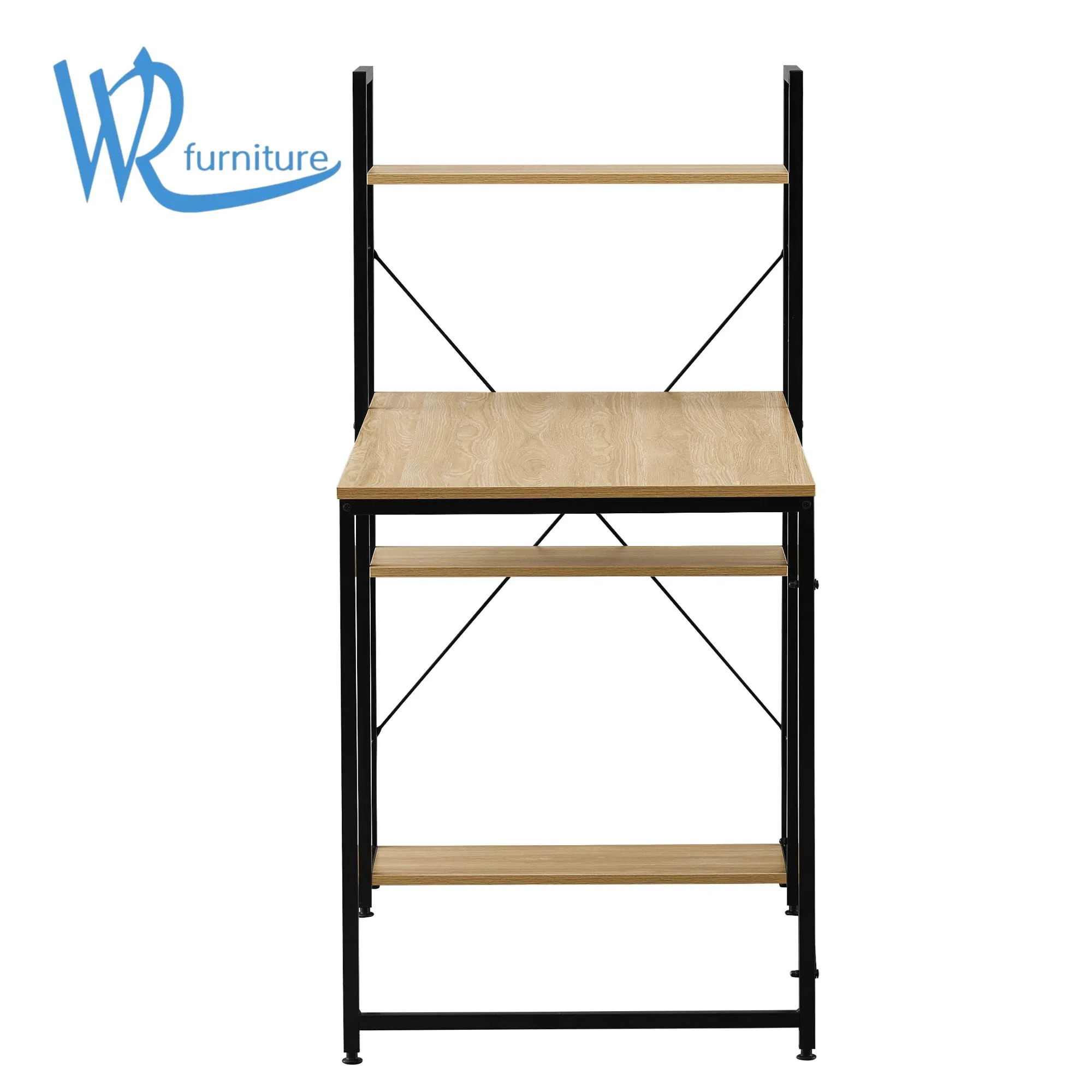 Mesa de Escrita de Chipboard por Atacado, Mesa de Computador para Casa, Estante, Mesa de Computador