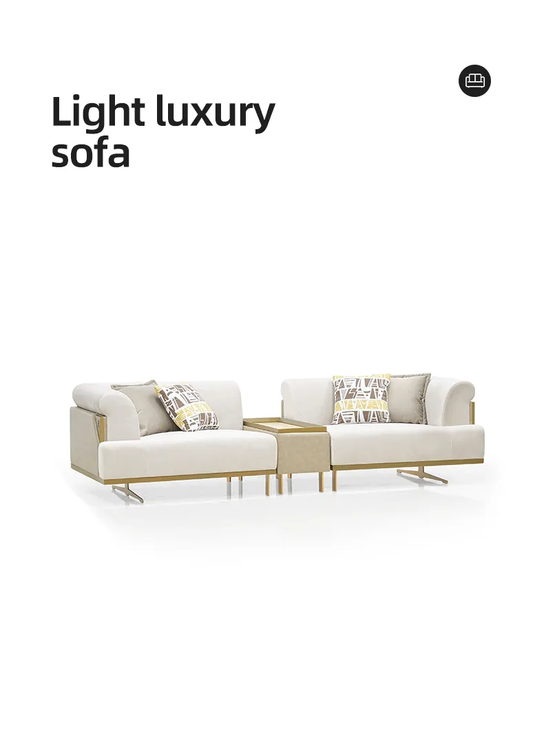 Sofá modular de luxo para sala de estar