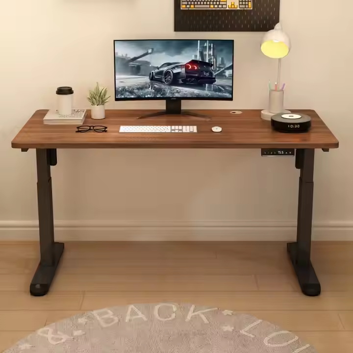 Pernas de Mesa de Escritório Ajustáveis em Altura Mesa de Metal Mesa para Escritório em Casa Mesa Moderna de Computador Ajustável