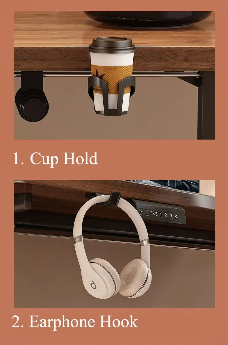 Pernas de Mesa de Escritório Ajustáveis em Altura Mesa de Metal Mesa para Escritório em Casa Mesa Moderna de Computador Ajustável