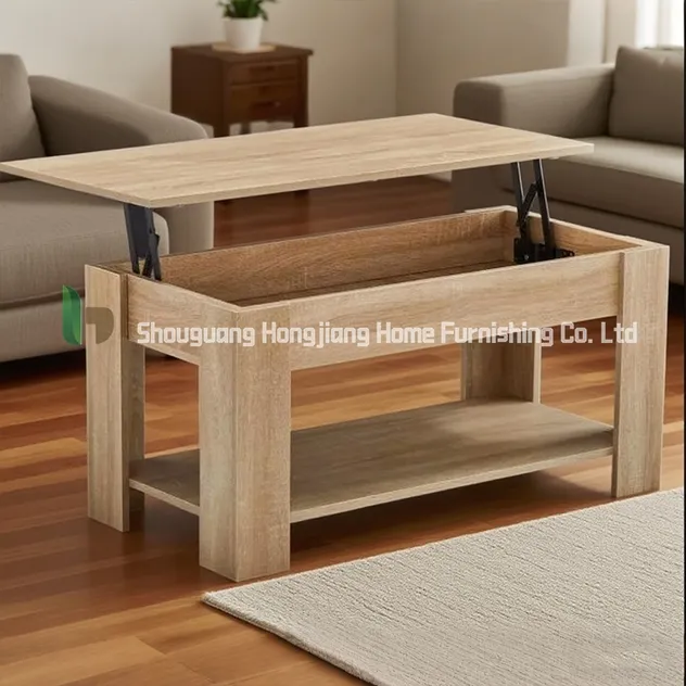 Mesa de café quadrada escandinava simples e moderna para pequenos lares