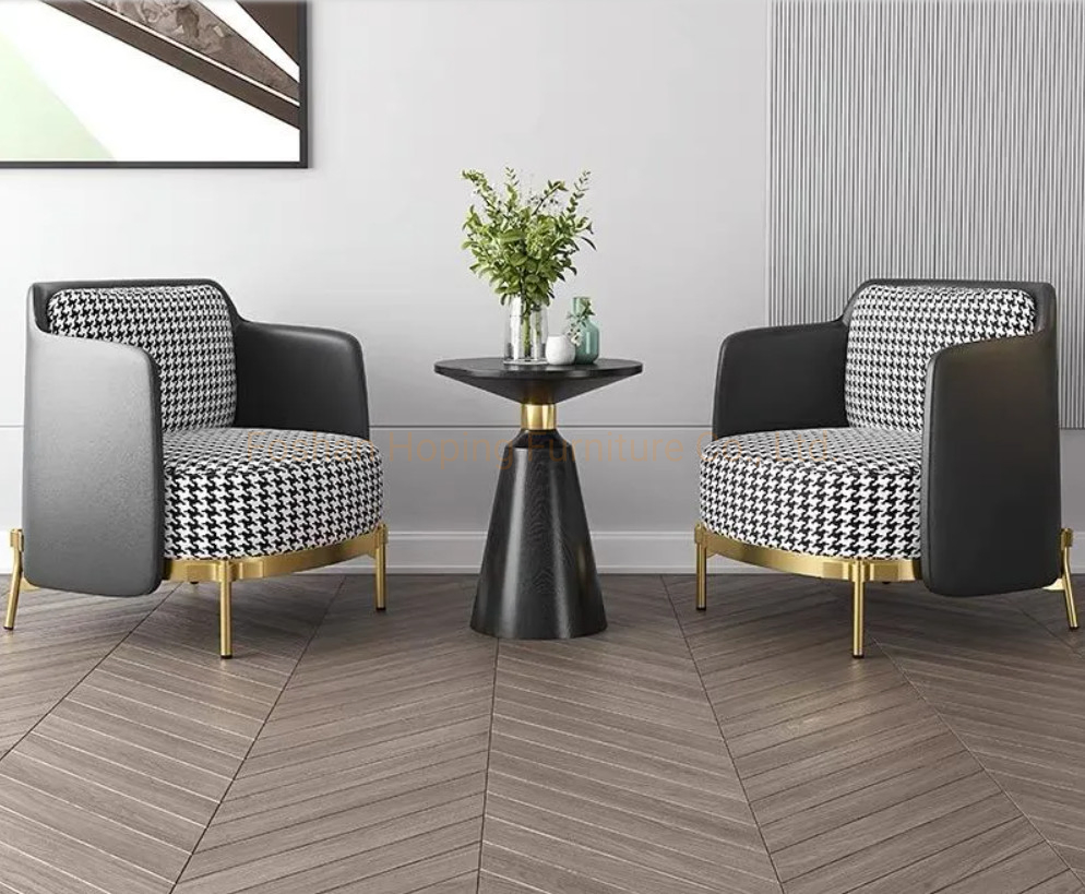Conjunto de Sofás Modernos de Atacado a Preço Acessível para Sala de Estar, Móveis para Hotel, Cadeira Sofá Cama Individual para Quarto