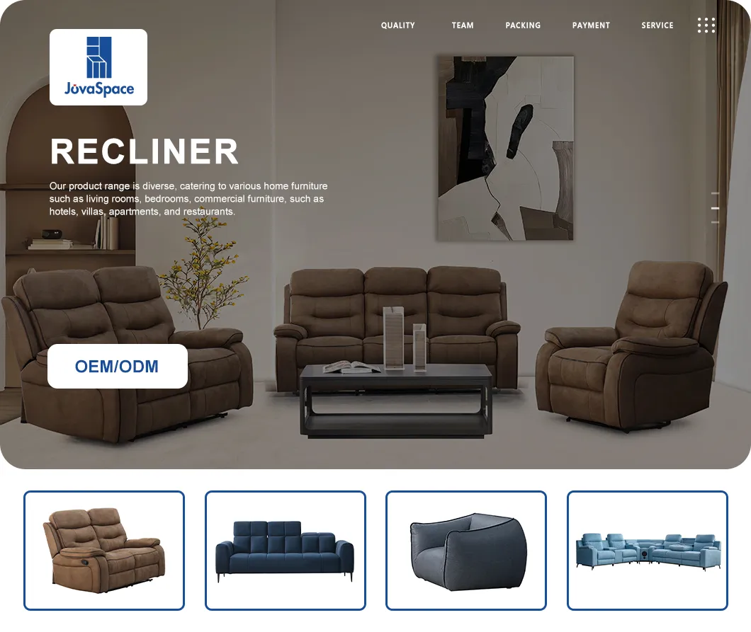 Sofá Recliner Manual de Couro Modular Moderno Conjunto de Sofás para Sala de Estar