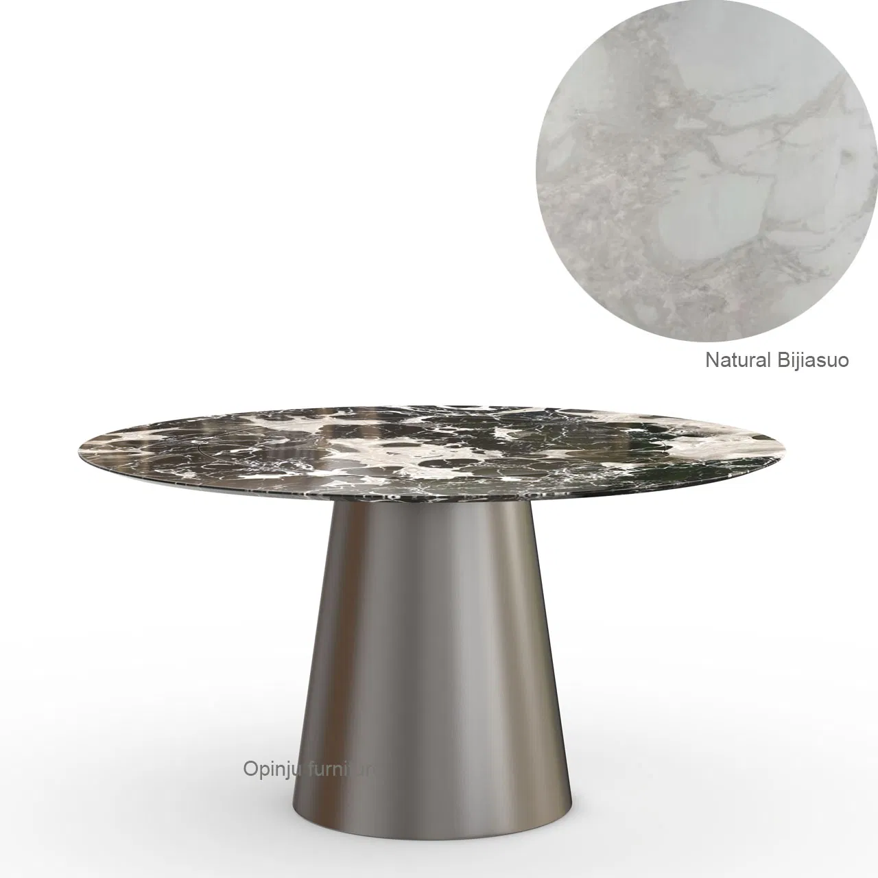 Móveis 029 Foshan Mesa de Jantar Moderna em Mármore de Luxo Personalizada