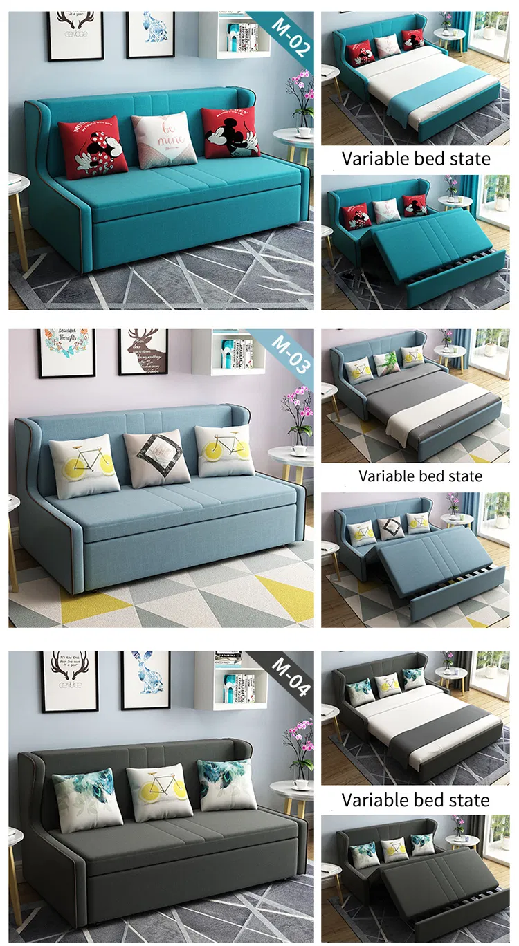 Sofá-cama moderno detalhe 4
