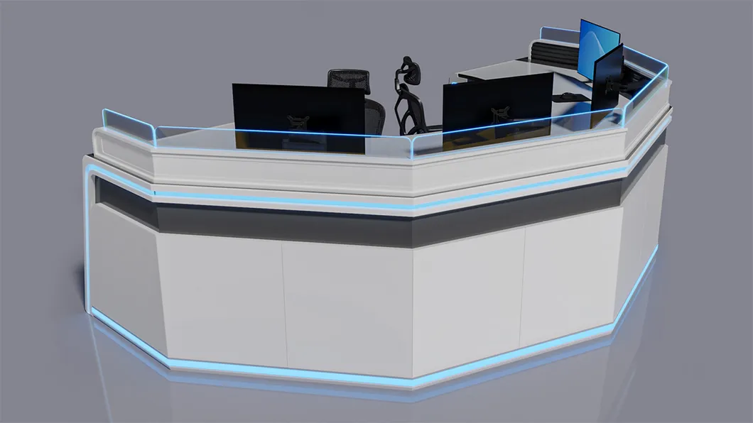 Mesas de Console de Controle de Computador Industrial Pyrotech