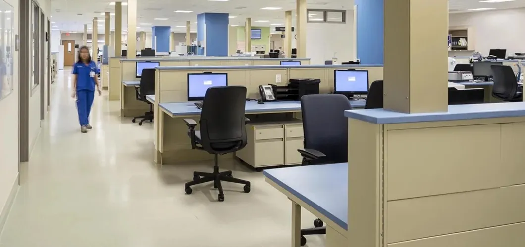 Móveis médicos de enfermagem para hospitais, mesas de trabalho executivas para escritório, mesas de computador
