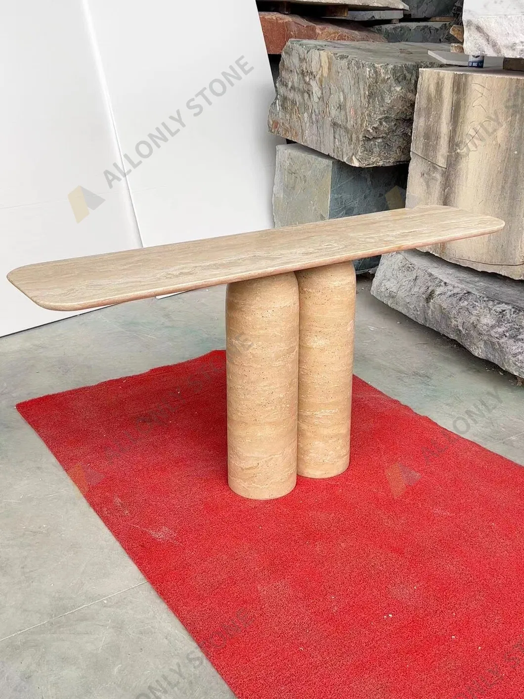 Mesa de Consola de Mármore Preto Napoleão, Decorativa, de Pedra Natural de Alto Padrão, para Corredor Longo, Mobiliário de Sala de Estar