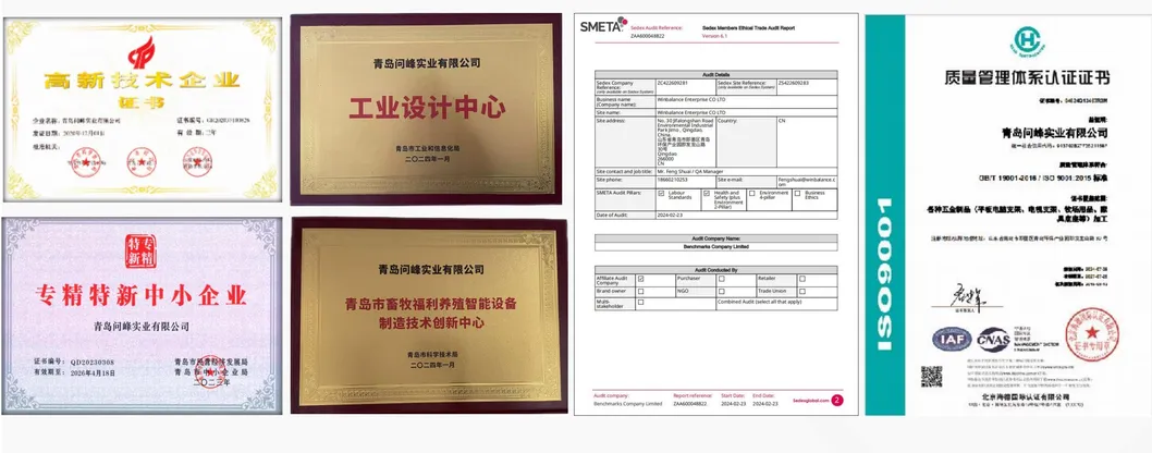 Certificação de perna de mesa