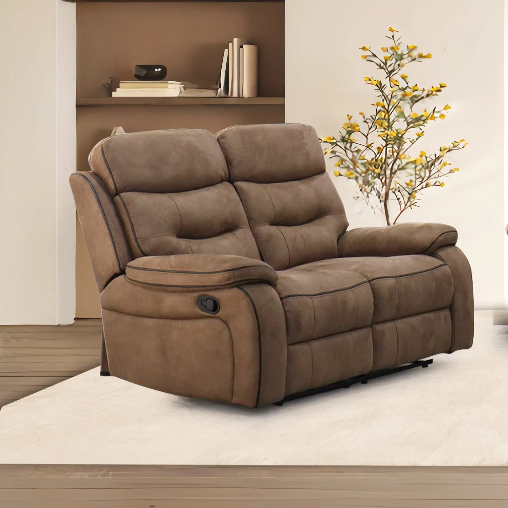 Sofá Reclinado Moderno Móveis para Casa Loveseat Sofá Motion Sofá Recliner Elétrico Conjunto