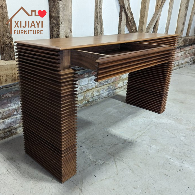 Mesa de Consola de Madeira Sólida Xijiayi com Gavetas para Projetos de Hotéis Boutique