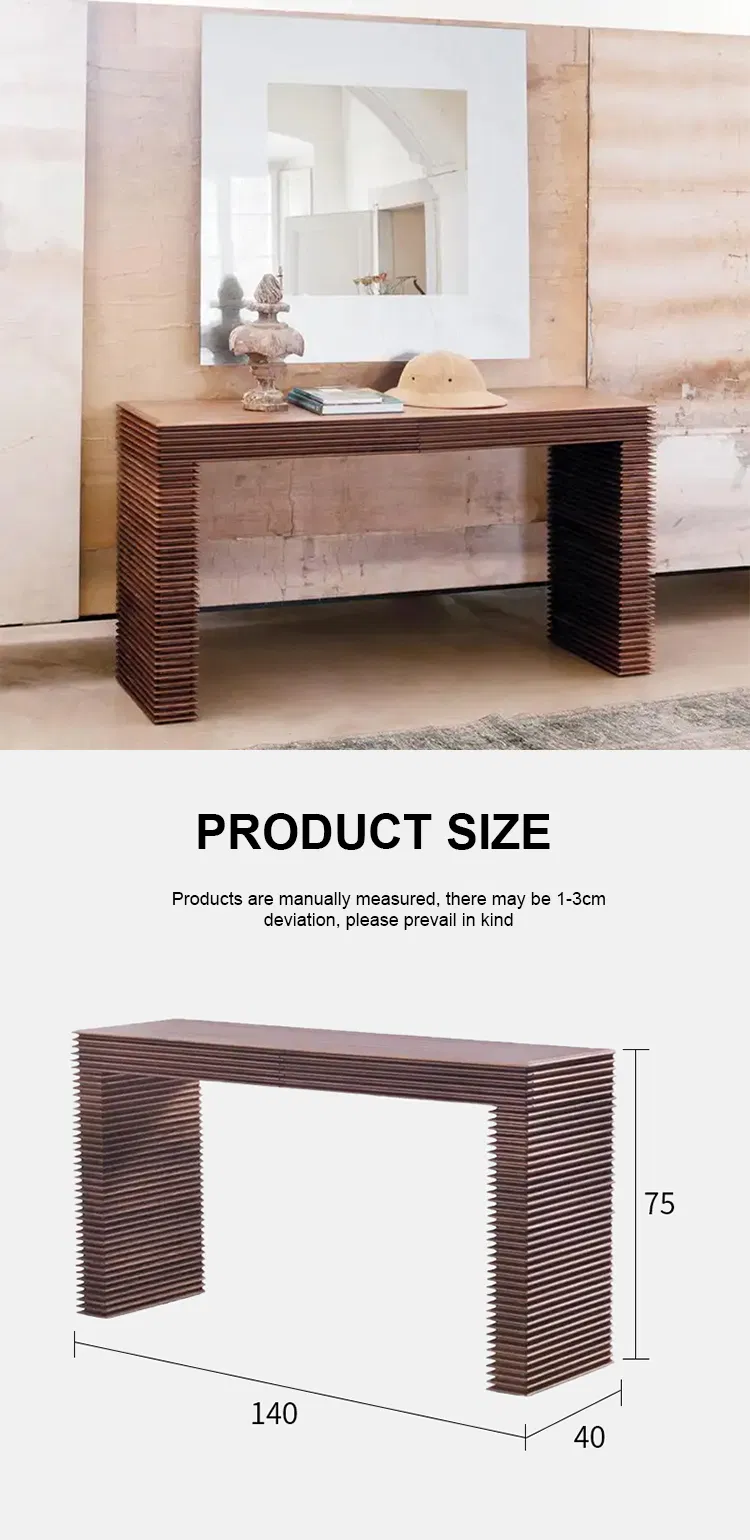 Mesa de Consola de Madeira Sólida com Gavetas para Projetos de Hotéis Boutique
