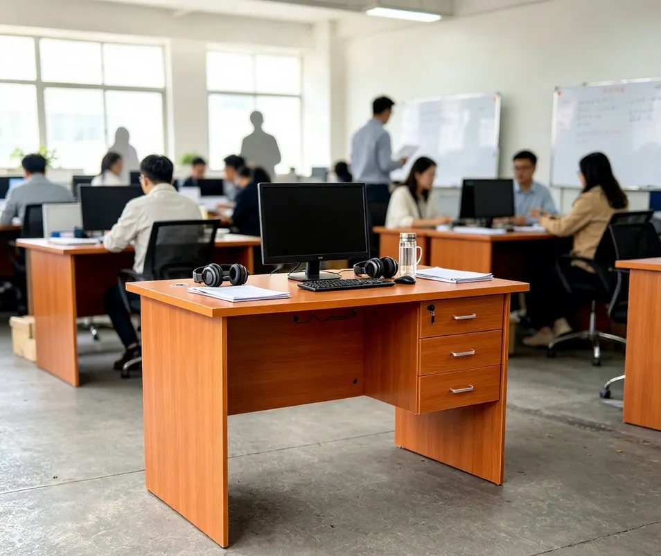Mesa de Computador Moderna em Madeira para Escritório, Mesa de Escritório, Móveis Executivos para Casa, Apartamento