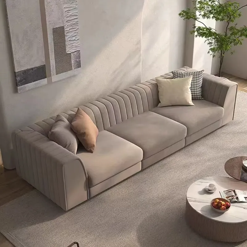 Luxury Modular 4-Seater Chesterfield Sofa with Custom Upholstery