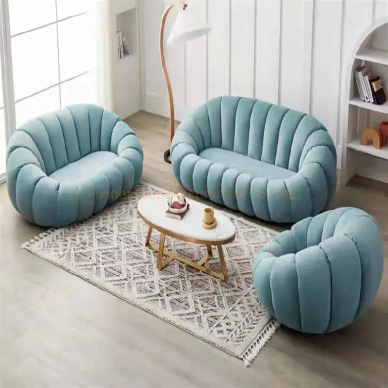 Conjunto de Sofás Modernos de Atacado a Preço Acessível para Sala de Estar