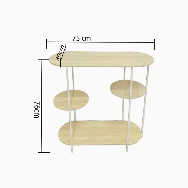 Prateleiras de Armazenamento Mesa Lateral Estreita Mesa de Entrada Mesa de Corredor Mesa Console de Metal para Entradas Sala de Estar