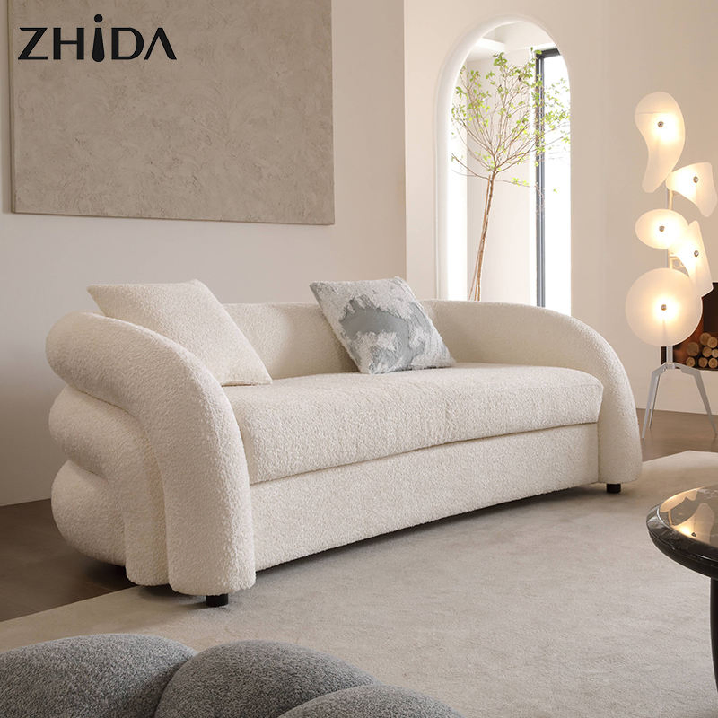 Sofá de tecido moderno de alta qualidade para 1 2 3 lugares, design de móveis, sofás para sala de estar