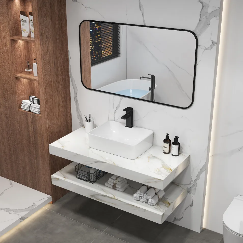 Design de Cor de Mármore Slab Rock Moderno