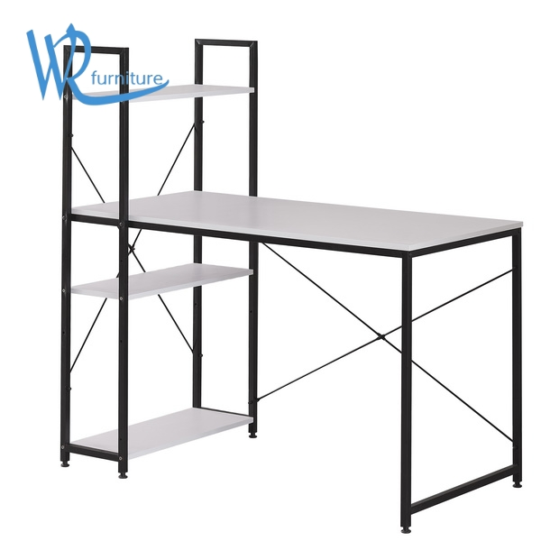 Mesa de Escrita de Chipboard por Atacado, Mesa de Computador para Casa, Estante, Mesa de Computador