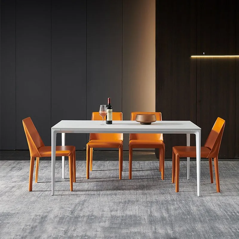 Mesa de Jantar por Atacado Móveis Design Moderno Mesa de Jantar em Pedra Sinterizada para Cozinha de Casa
