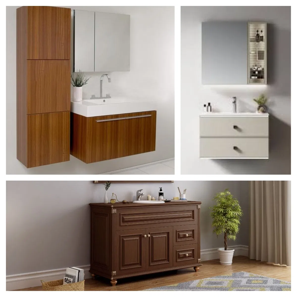 Armário de Parede Elegante para Vinho, Armários, Vanity de Banheiro
