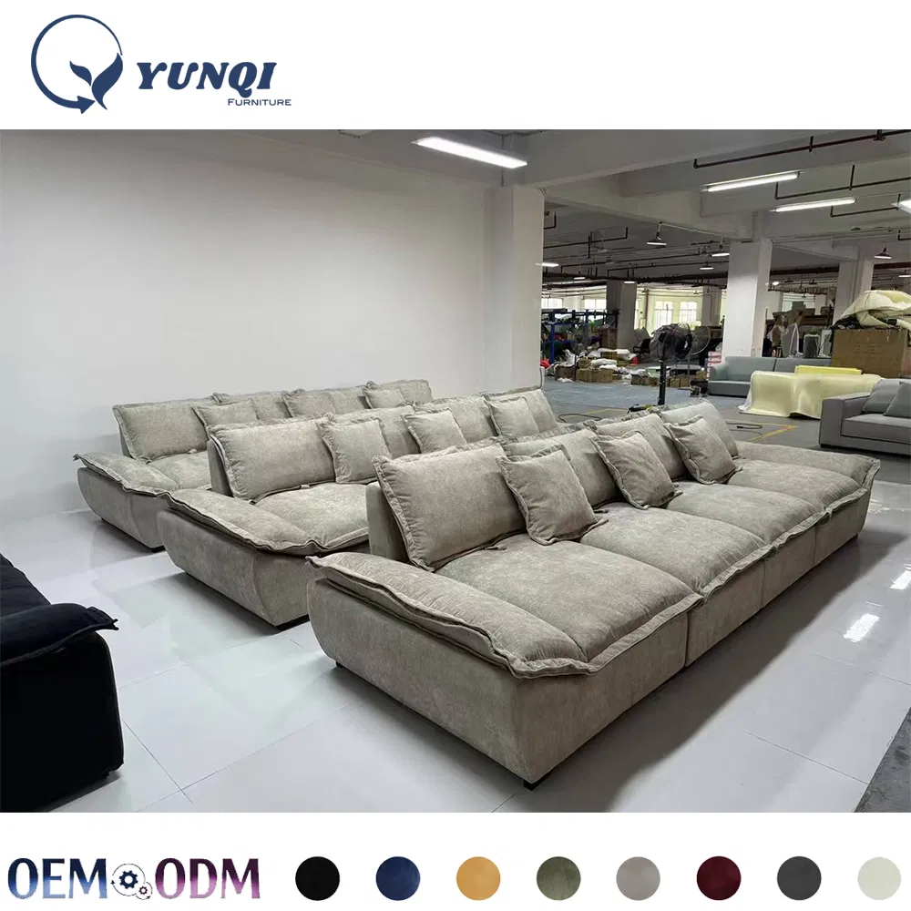 Sofá-cama loveseat personalizável para sala de estar, conjunto de sofá preto, móveis de couro, sofá 6 lugares, sofá de assento único