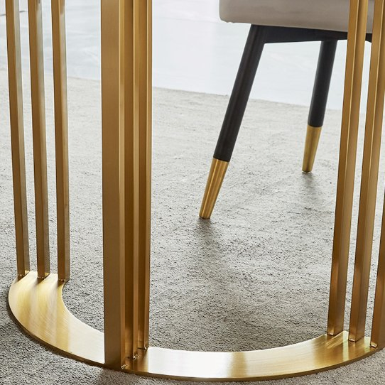Mesa de Jantar por Atacado Móveis Design Moderno Mesa de Jantar em Pedra Sinterizada para Cozinha de Casa