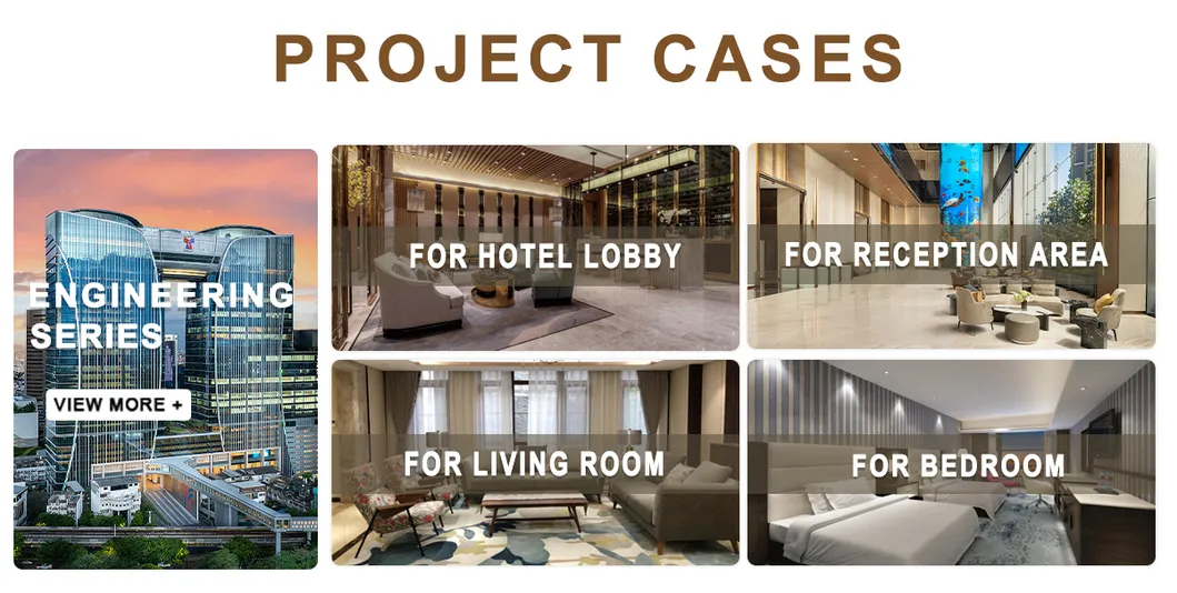 Fábrica de Foshan Atacado Nórdico Moderno 3 Sofá de Tecido Luxuoso para Móveis de Sala de Estar para Projetos de Hotel e Vila