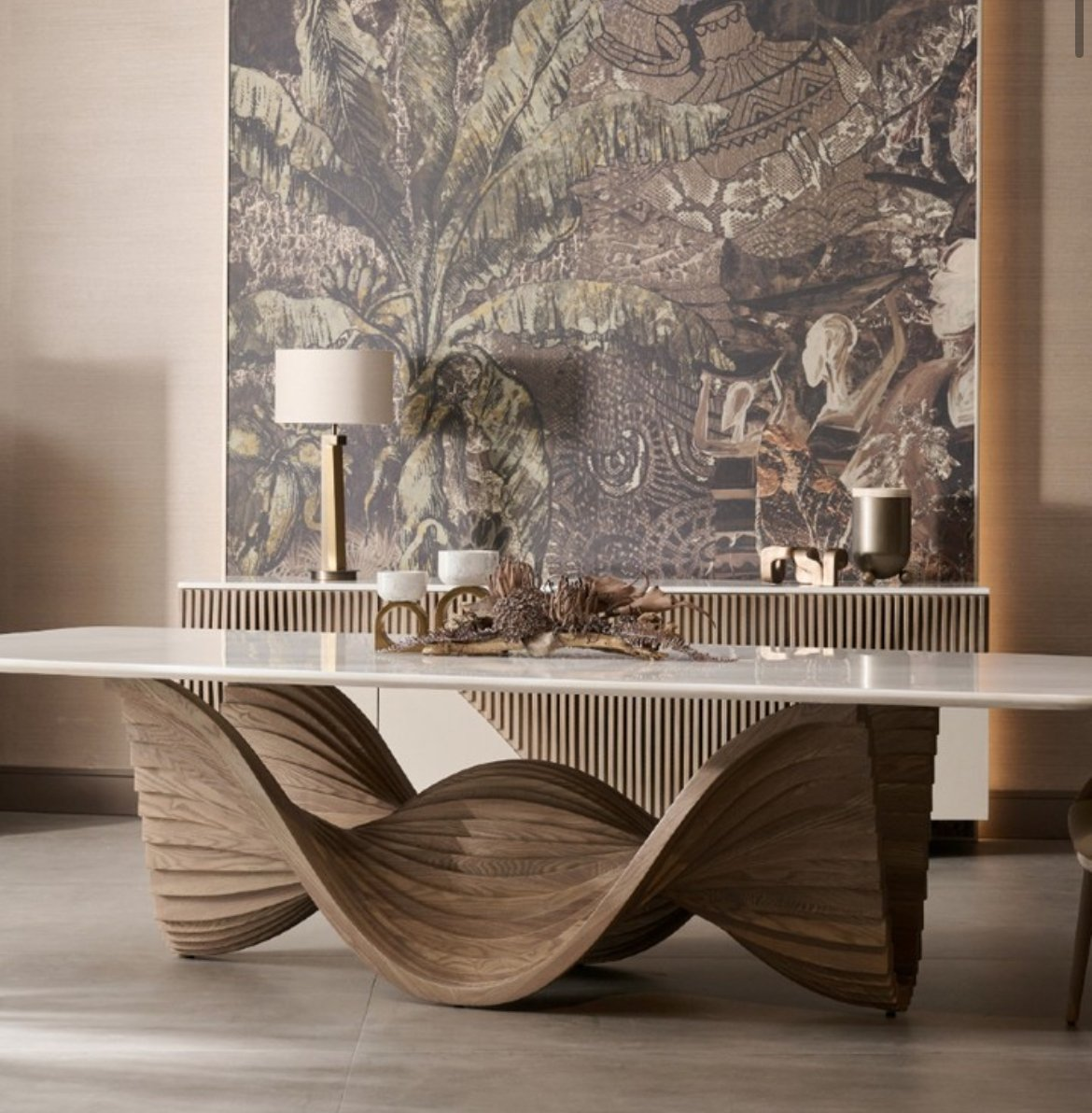 Designer de Sala Moderna Mesa de Jantar de Mármore em Alta Qualidade para Restaurante e Hotel