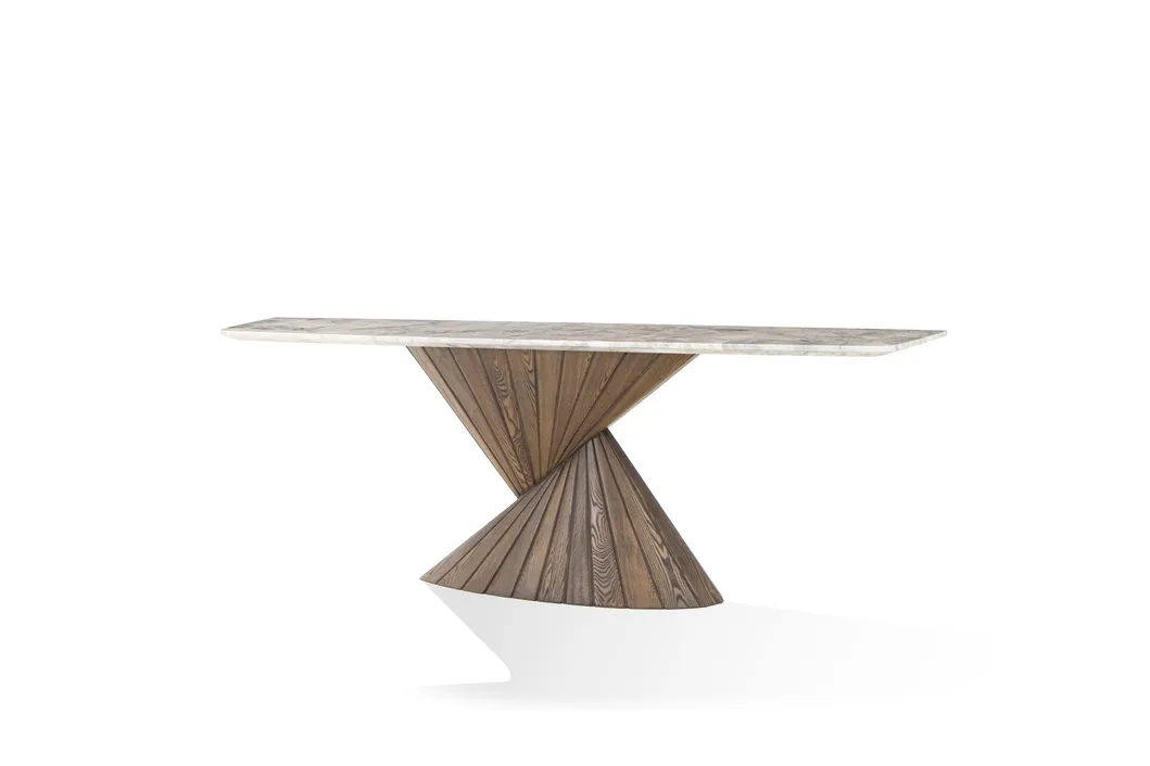 Mesa de Console de Jantar e Sala de Estar em Mármore Natural Personalizada