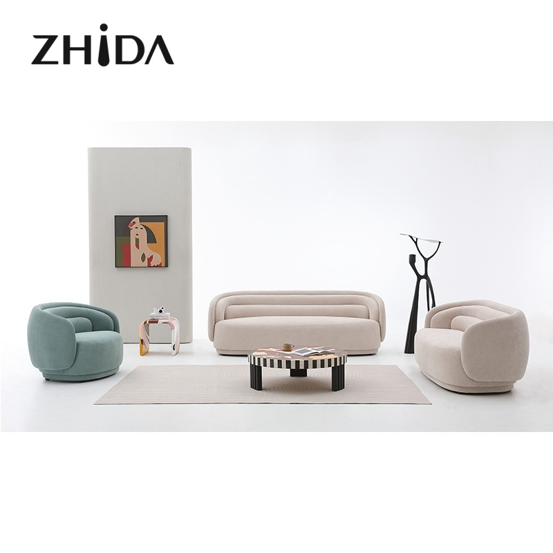 Conjunto de Sofá Conversível de Luxo para Casa 1 2 3