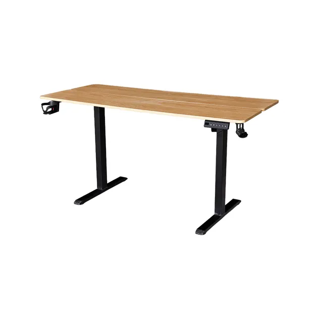 Mesa de escritório elétrica ajustável em altura de vários estilos e cores