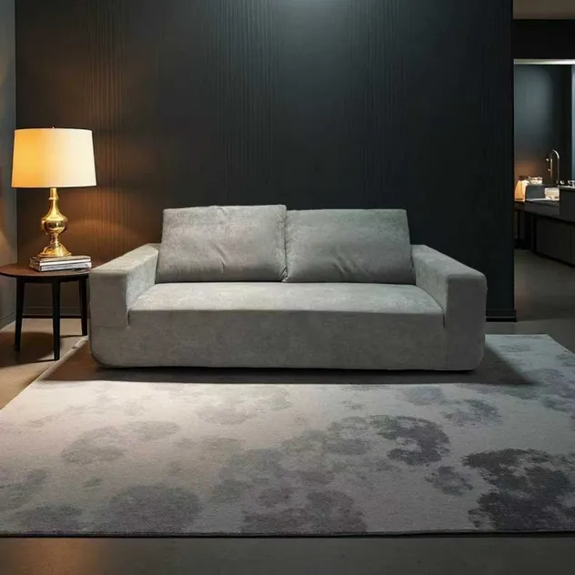 Conjunto de Sofá Modular Comprimido a Vácuo para Sala de Estar em Espuma Pura com Pernas de Metal