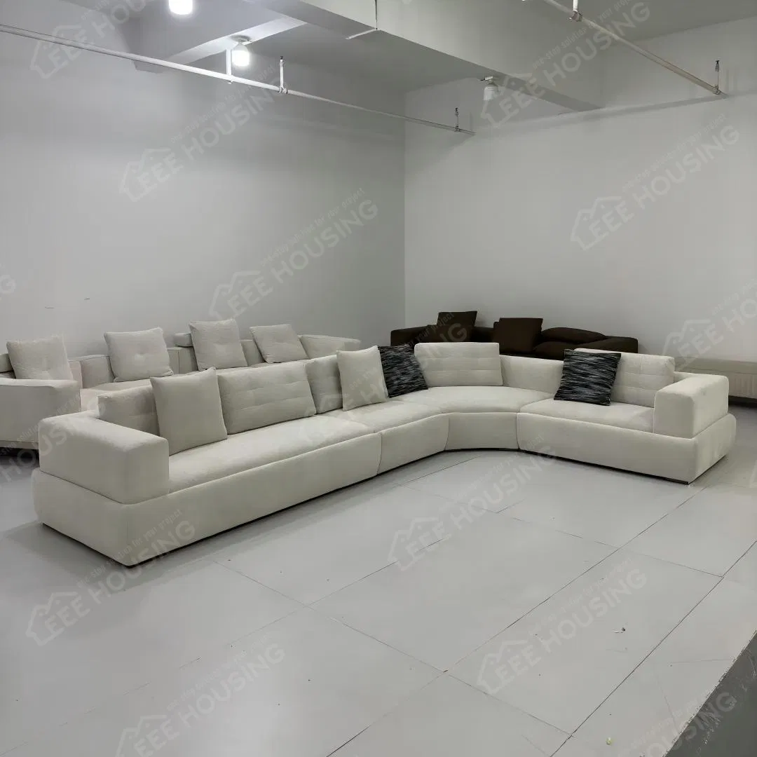 Fornecimento Direto de Fábrica da China Sofá Seccional de Três Lugares Estilo Bolha Colorido Material de Tecido Amigo do Bebê Sofá Preguiçoso para Hotel Sala de Estar