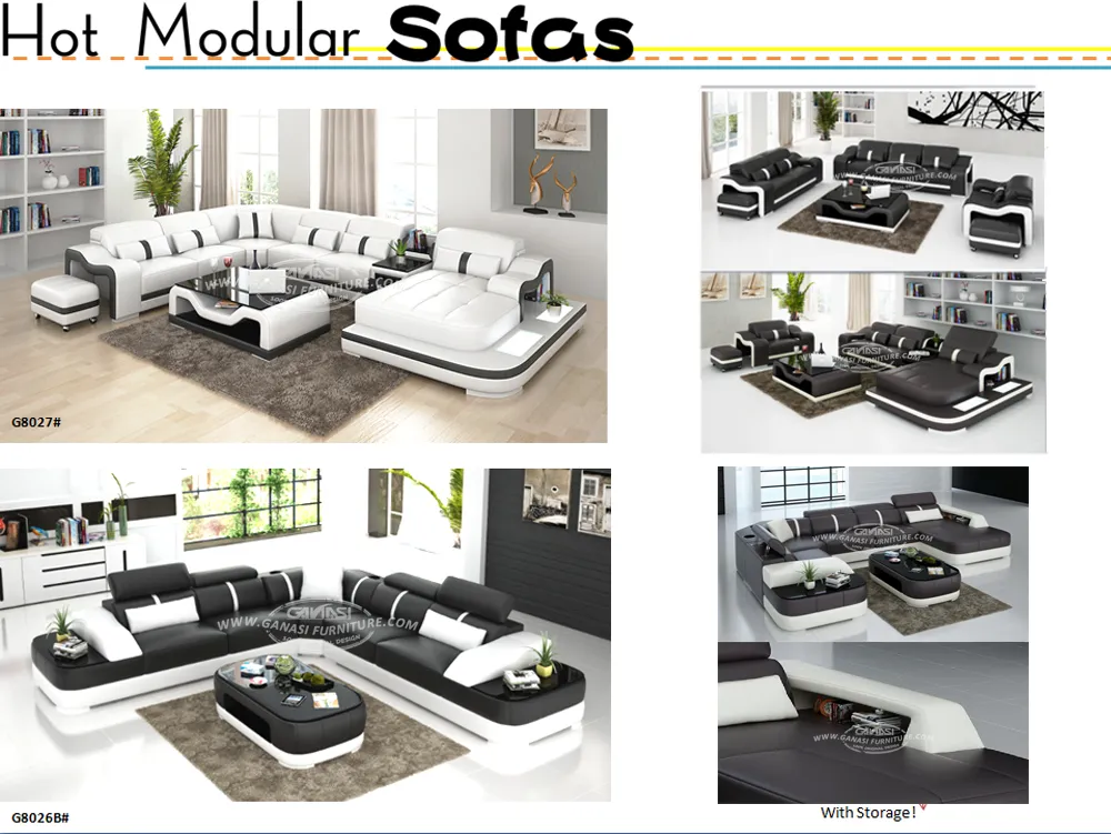 Móveis Modernos, Poltrona para Sala de Estar Sofás (G8046D)