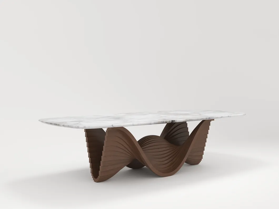 Designer de Sala Moderna Mesa de Jantar de Mármore em Alta Qualidade para Restaurante e Hotel