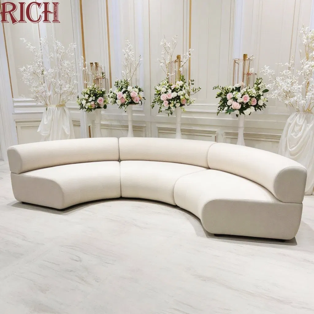 Conjunto de Sofá Modular em Veludo para Casamento Moderno em Hotel, Sofá de Lazer