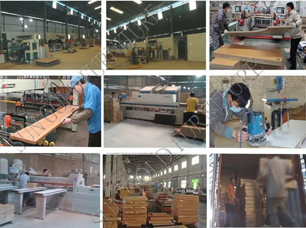 Linha de produção da escrivaninha de escritório moderna