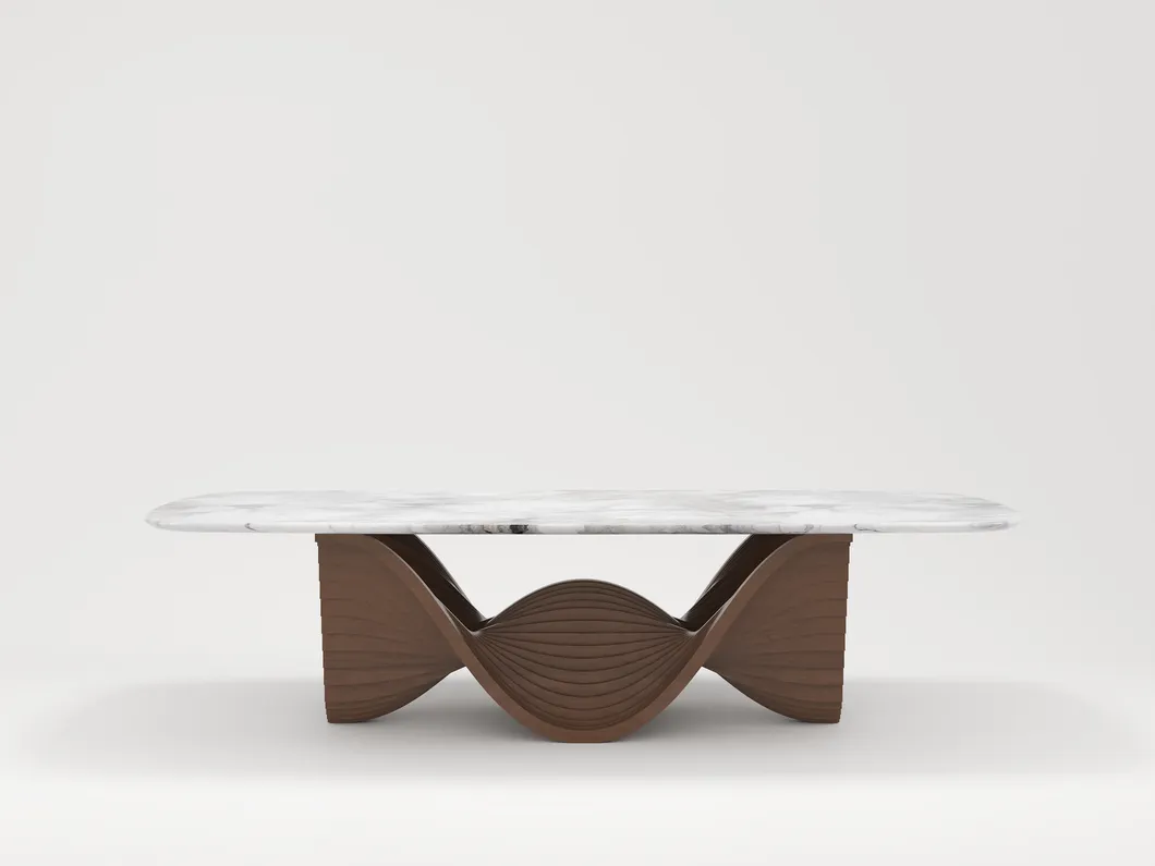 Designer de Sala Moderna Mesa de Jantar de Mármore em Alta Qualidade para Restaurante e Hotel