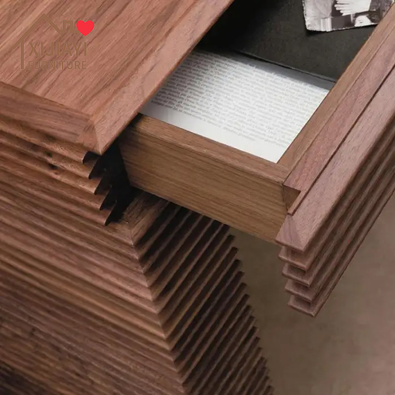 Mesa de Consola de Madeira Sólida Xijiayi com Gavetas para Projetos de Hotéis Boutique