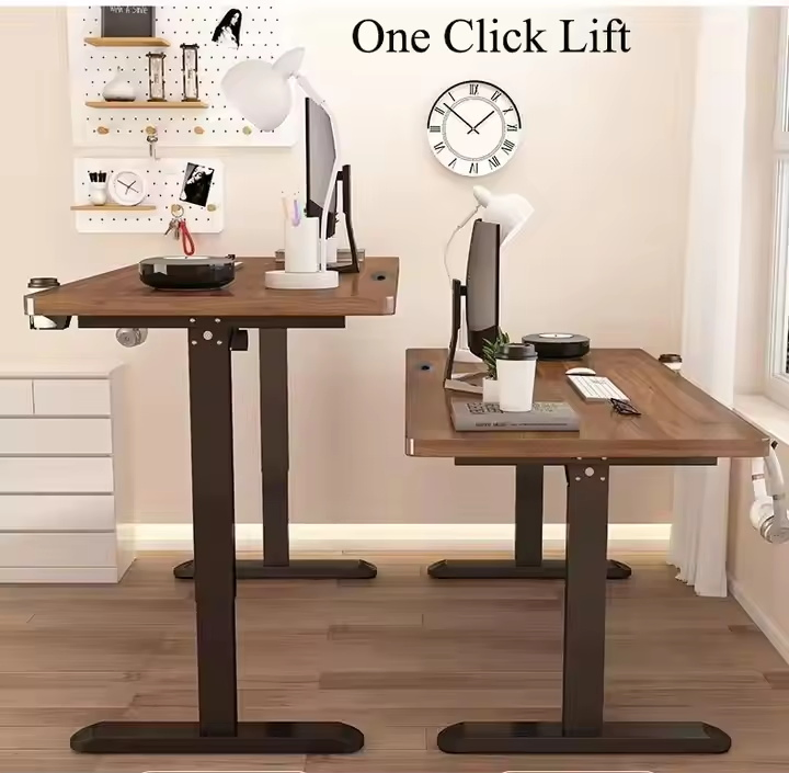 Pernas de Mesa de Escritório Ajustáveis em Altura Mesa de Metal Mesa para Escritório em Casa Mesa Moderna de Computador Ajustável