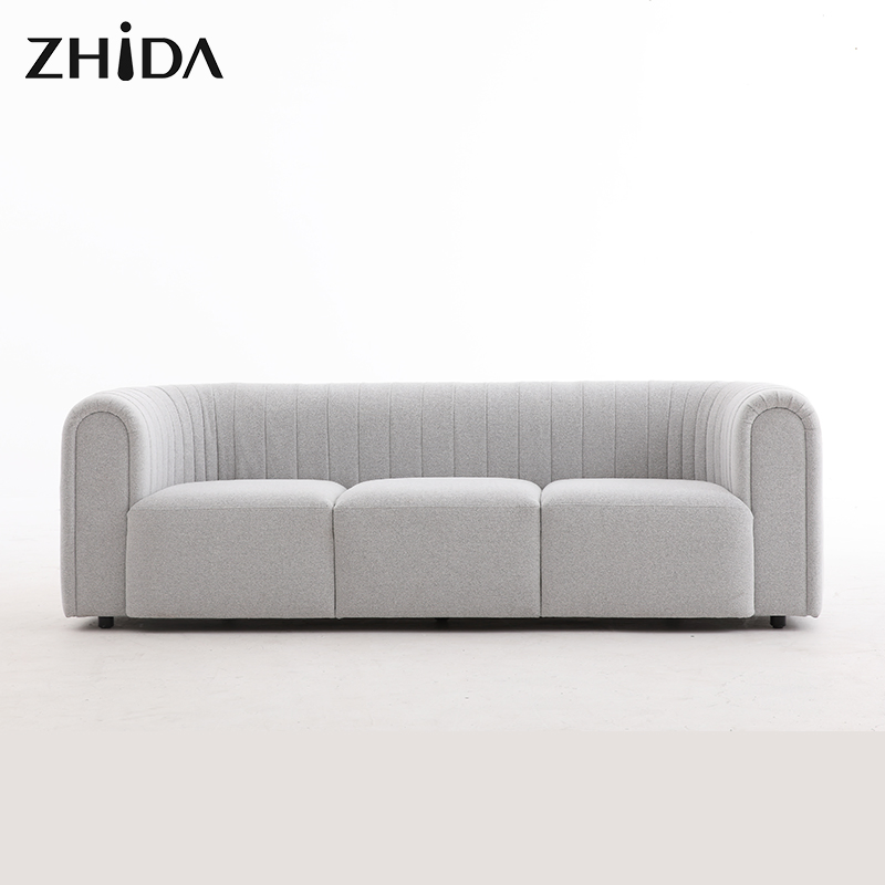 Sofá de Sala de Estar Zhida Home Mobiliário Design Moderno 3 Sofá