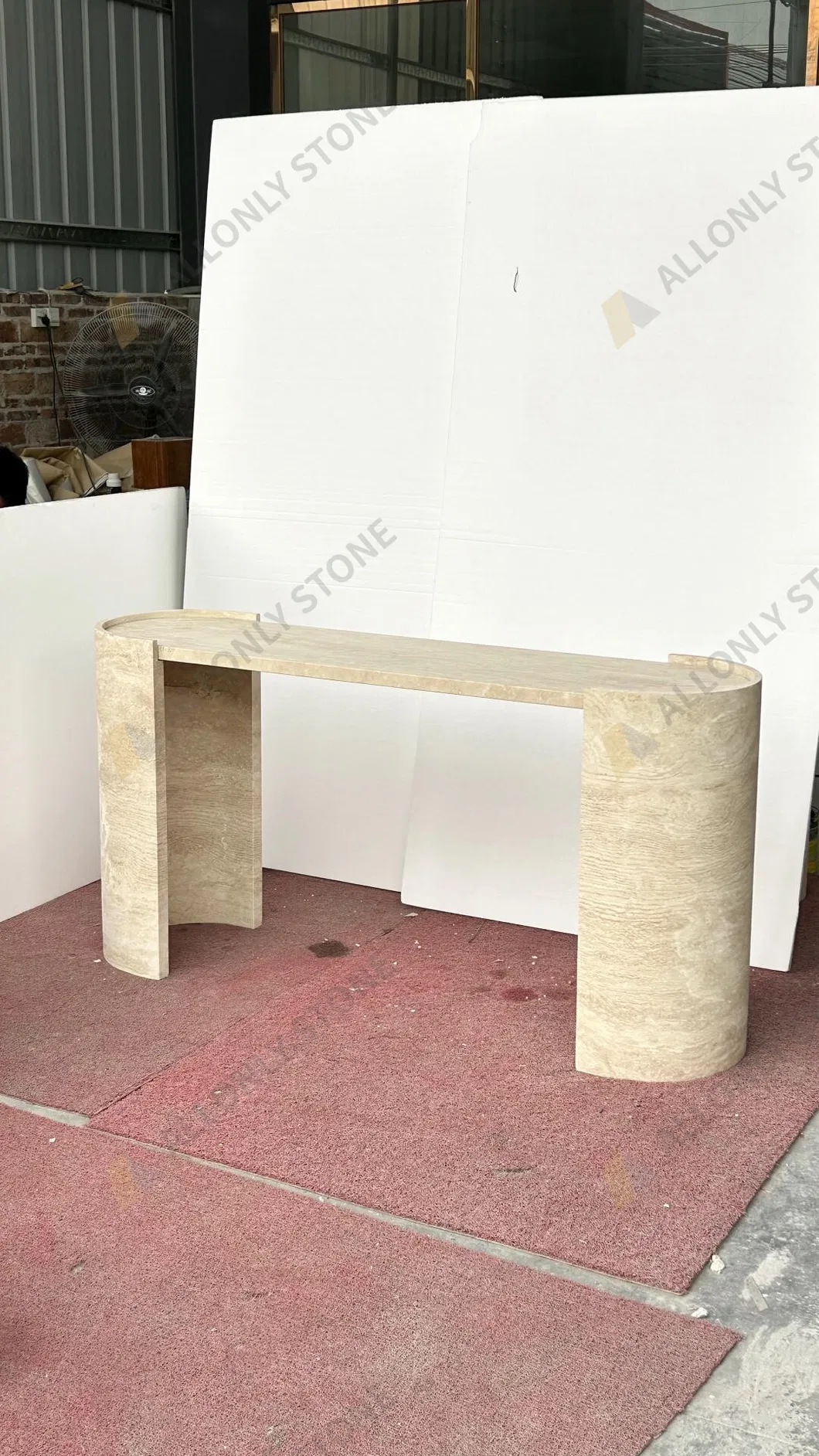 Mesa de Consola de Mármore Preto Napoleão, Decorativa, de Pedra Natural de Alto Padrão, para Corredor Longo, Mobiliário de Sala de Estar