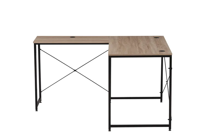 Mesa de Madeira Moderna Mobiliário Luxuoso em L para Escritório em Casa